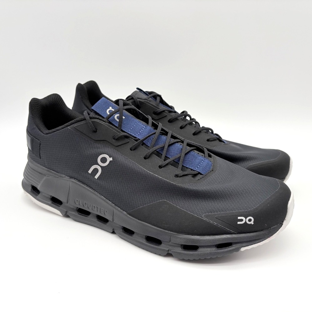 On Cloud Cloudnova Form Running Shoes Mens 11.5 Black Twilight Lace Up